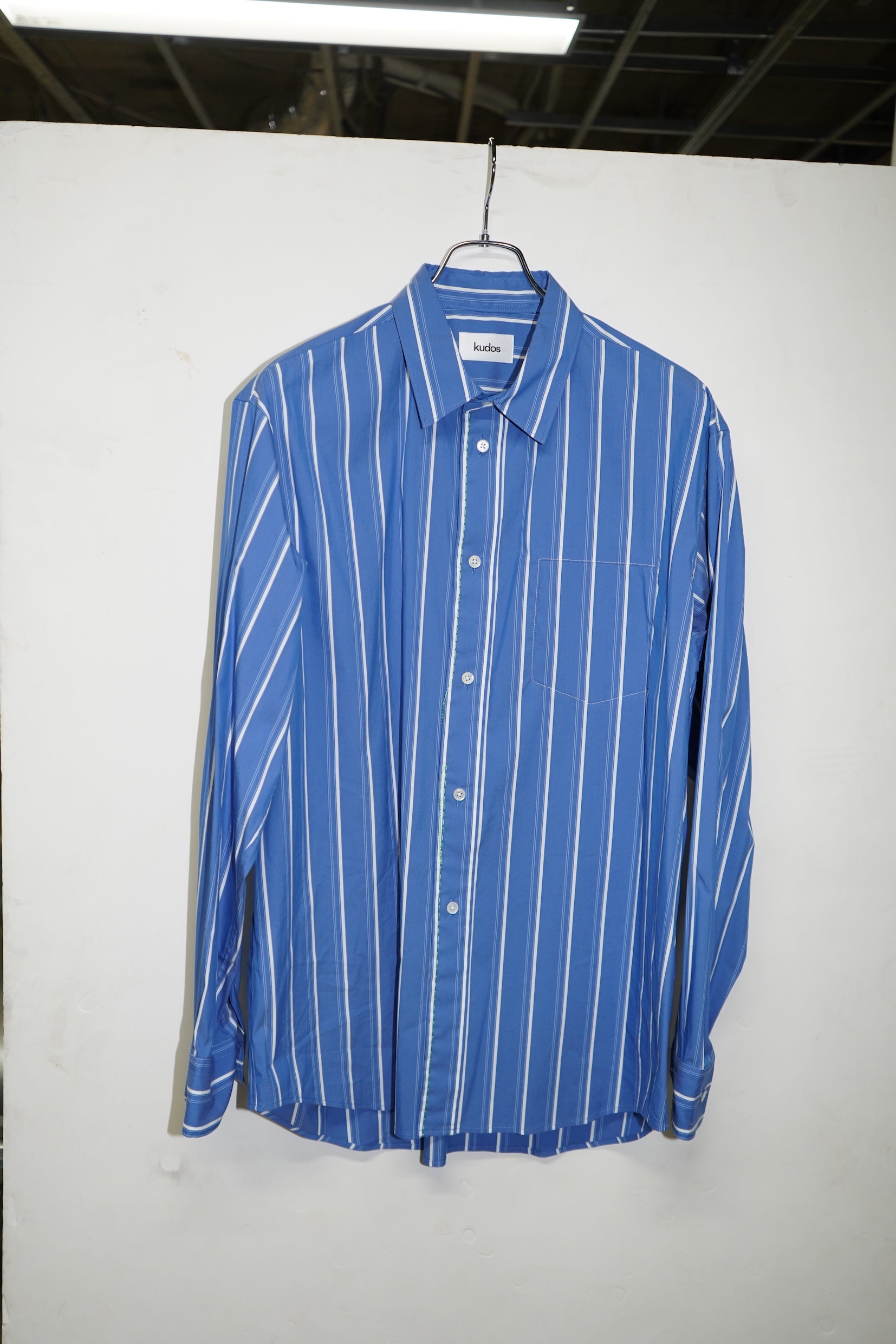 THICK STITCH SHIRT / BLUE STRIPE