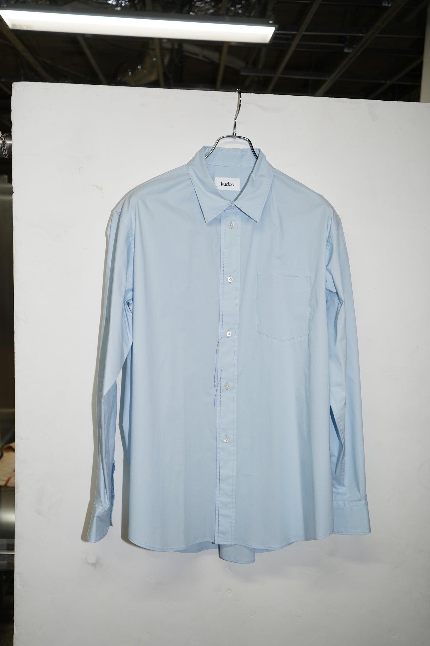 THICK STITCH SHIRT / LIGHT BLUE