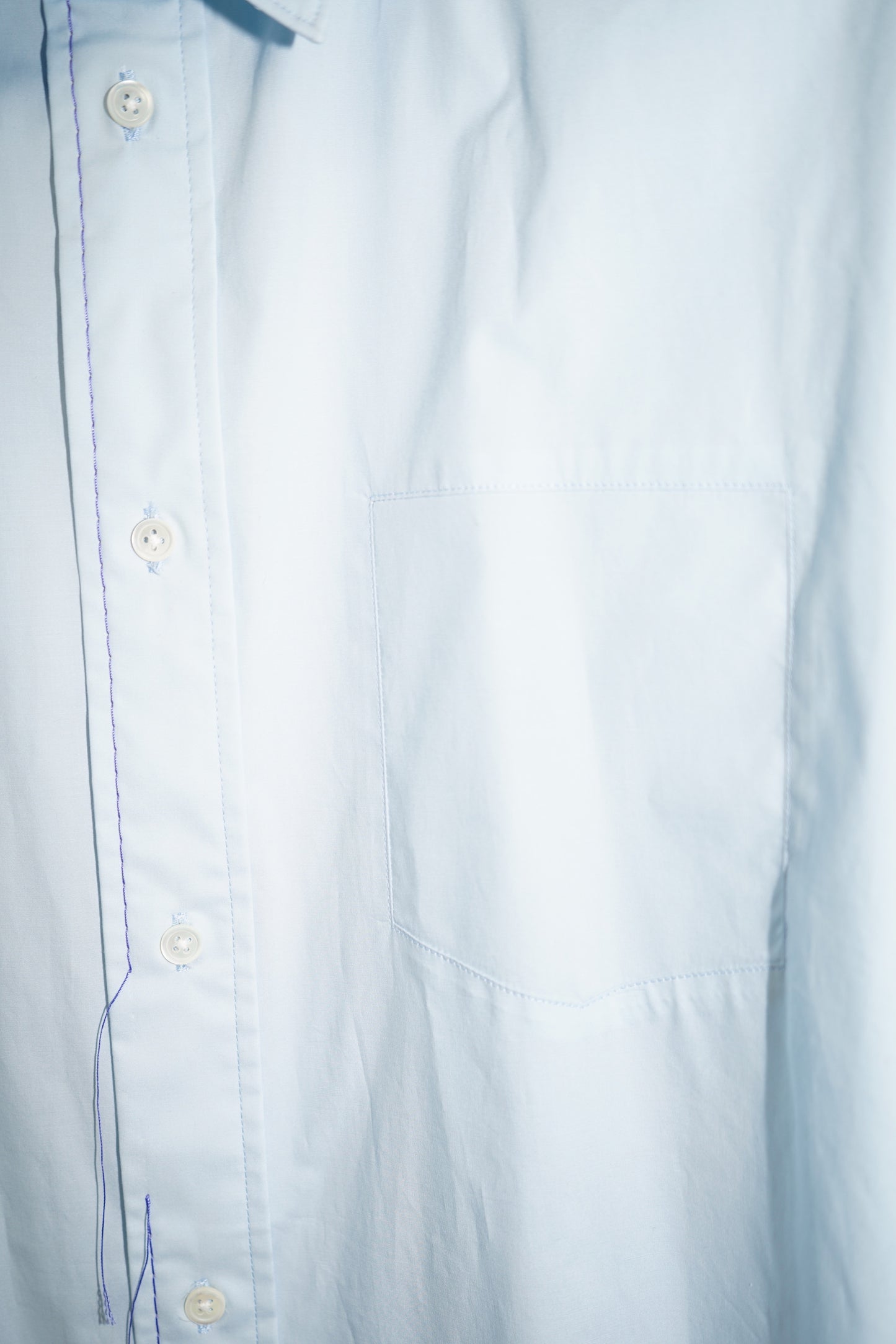 THICK STITCH SHIRT / LIGHT BLUE