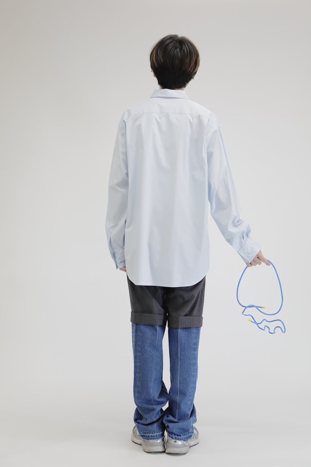 THICK STITCH SHIRT / LIGHT BLUE