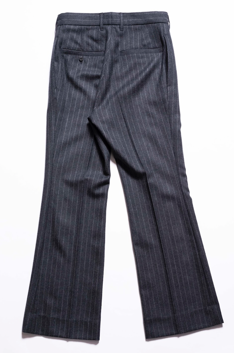 FLARE TROUSERS / CHACOAL