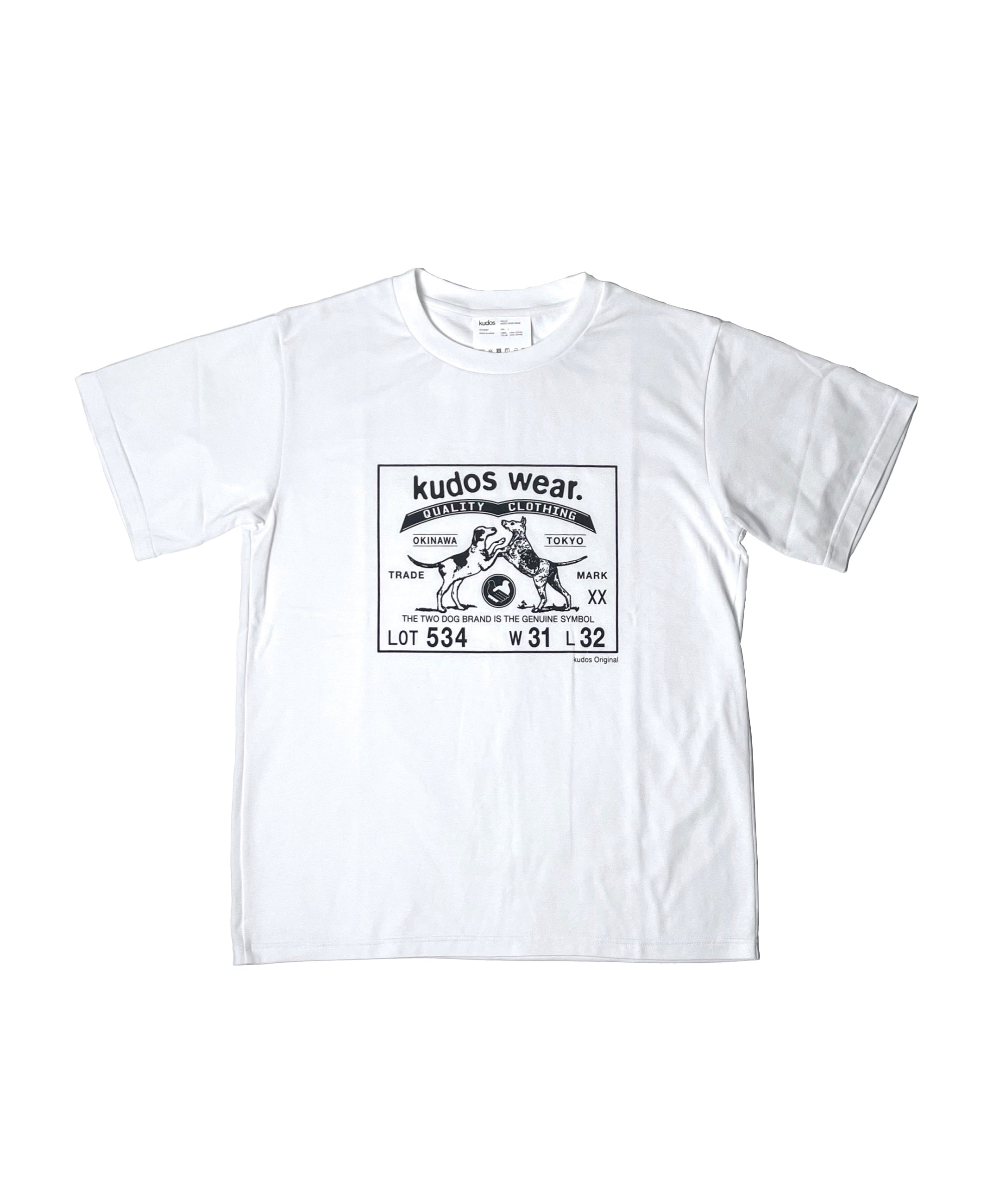 kudos WEAR T- shirt / WHITE