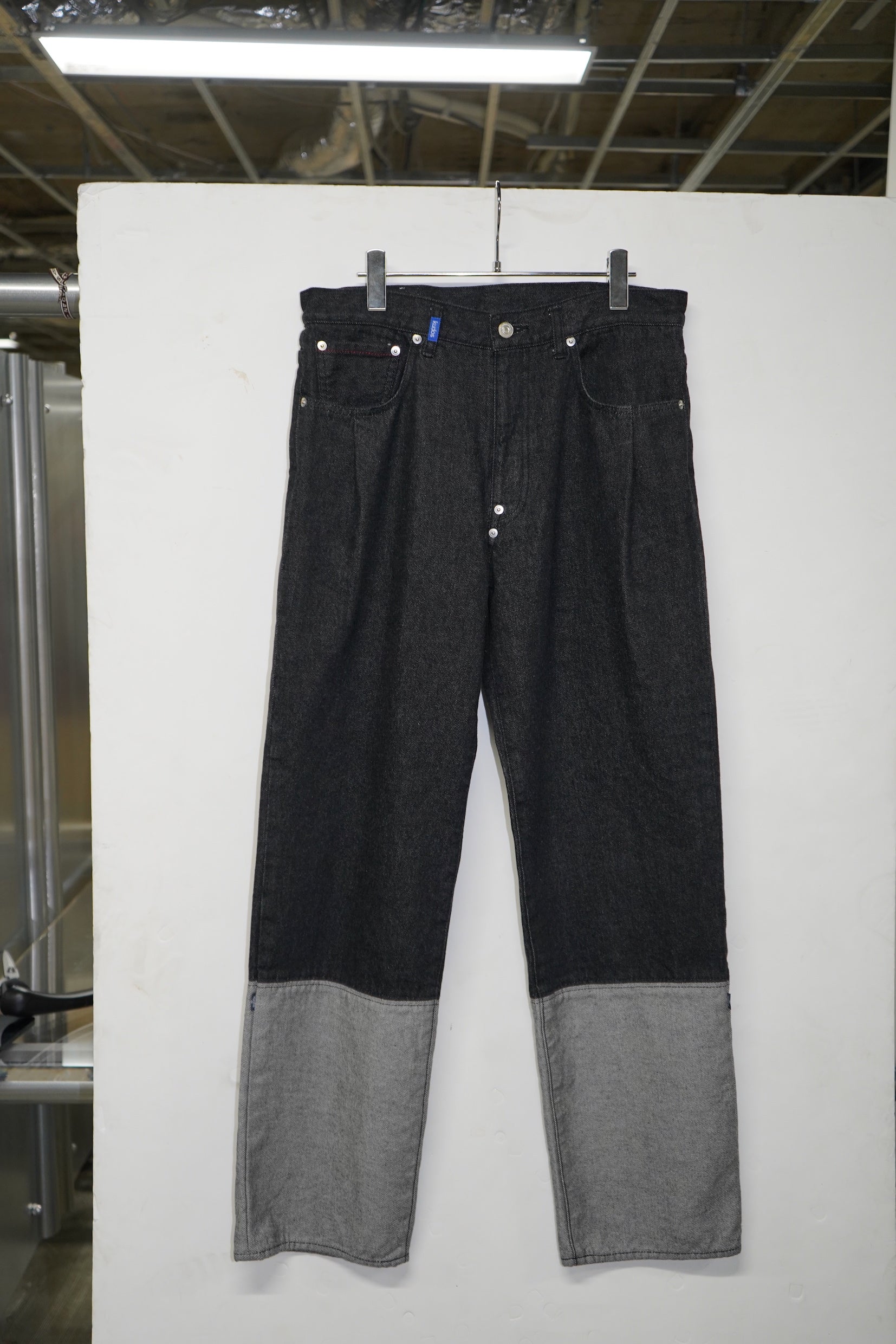 KUDOS 2TONE DENIM PANTS BLACK | www.innoveering.net