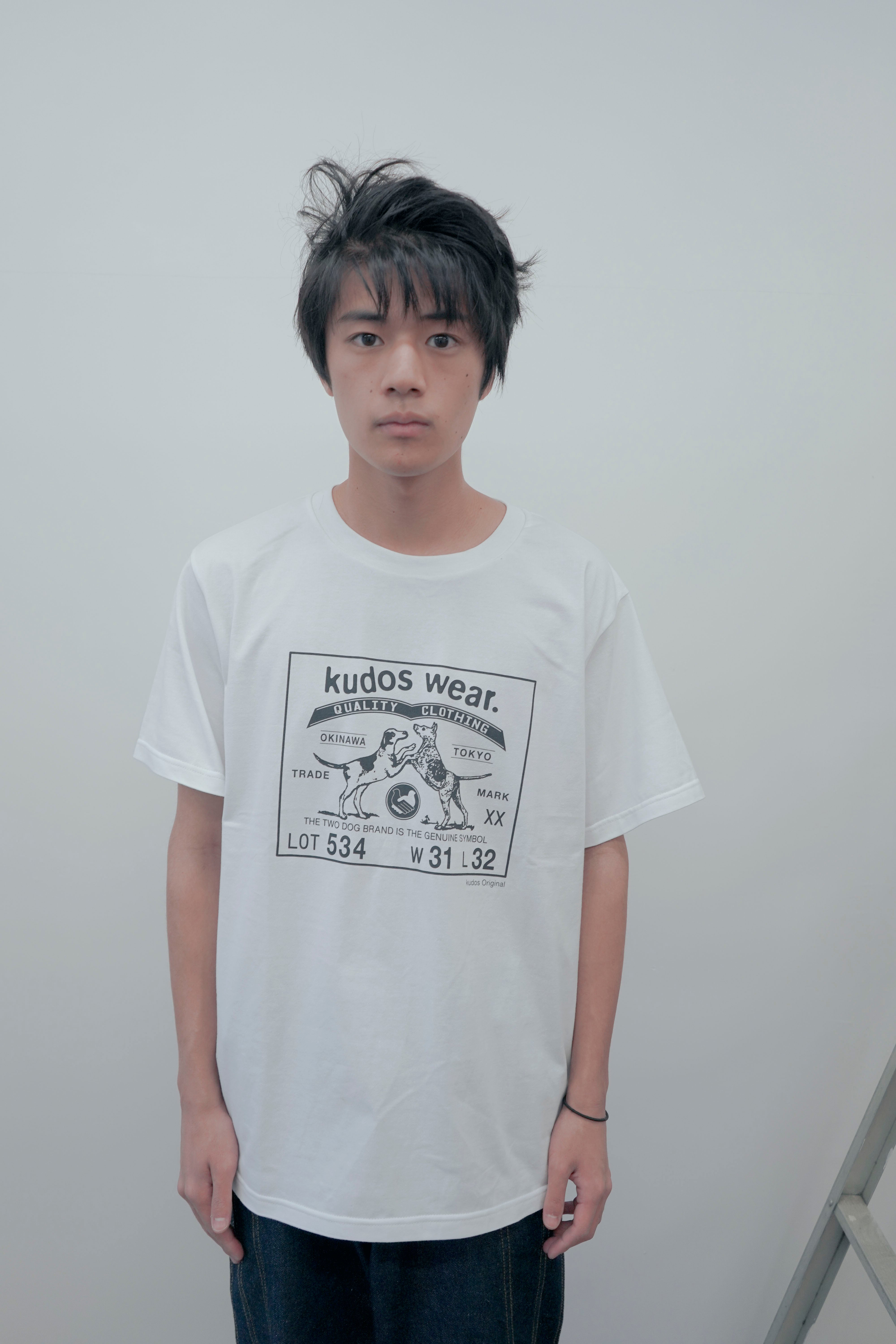 kudos WEAR T- shirt / WHITE