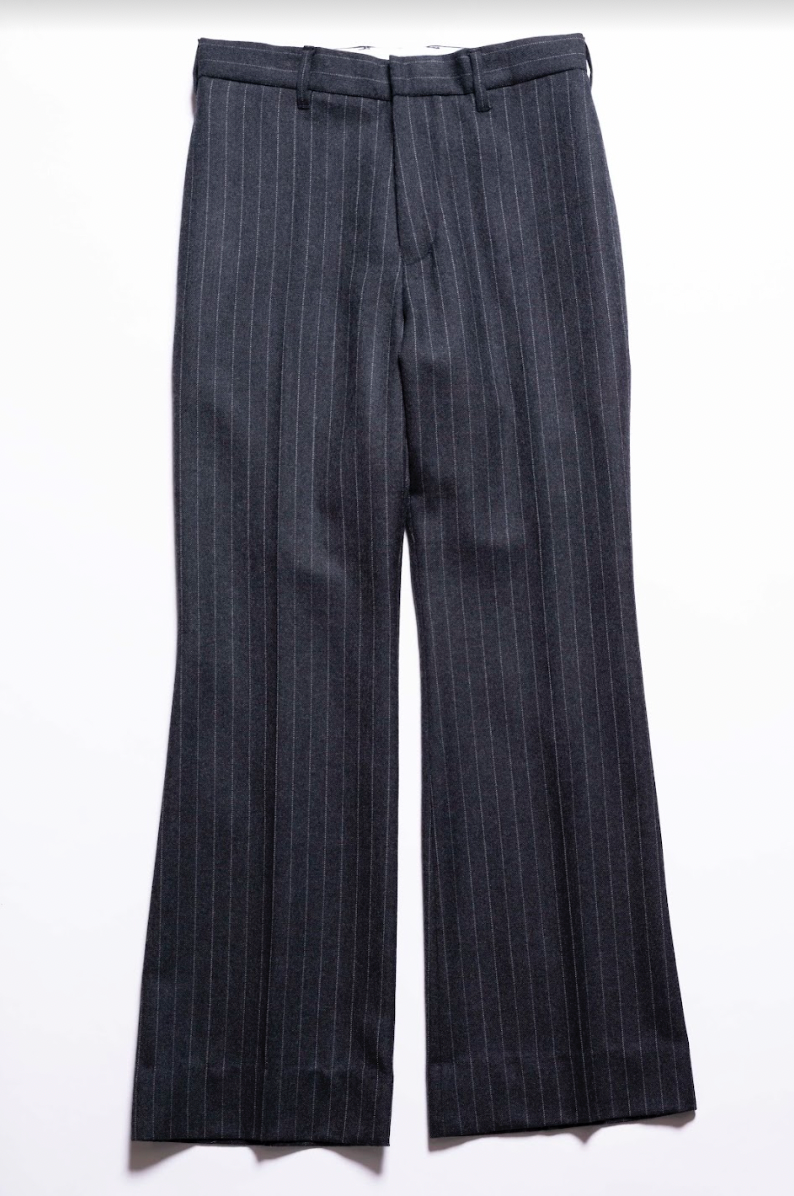 FLARE TROUSERS / CHACOAL