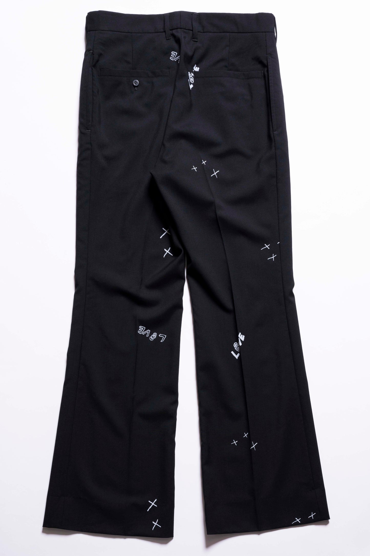 FLARE TROUSERS / BLACK