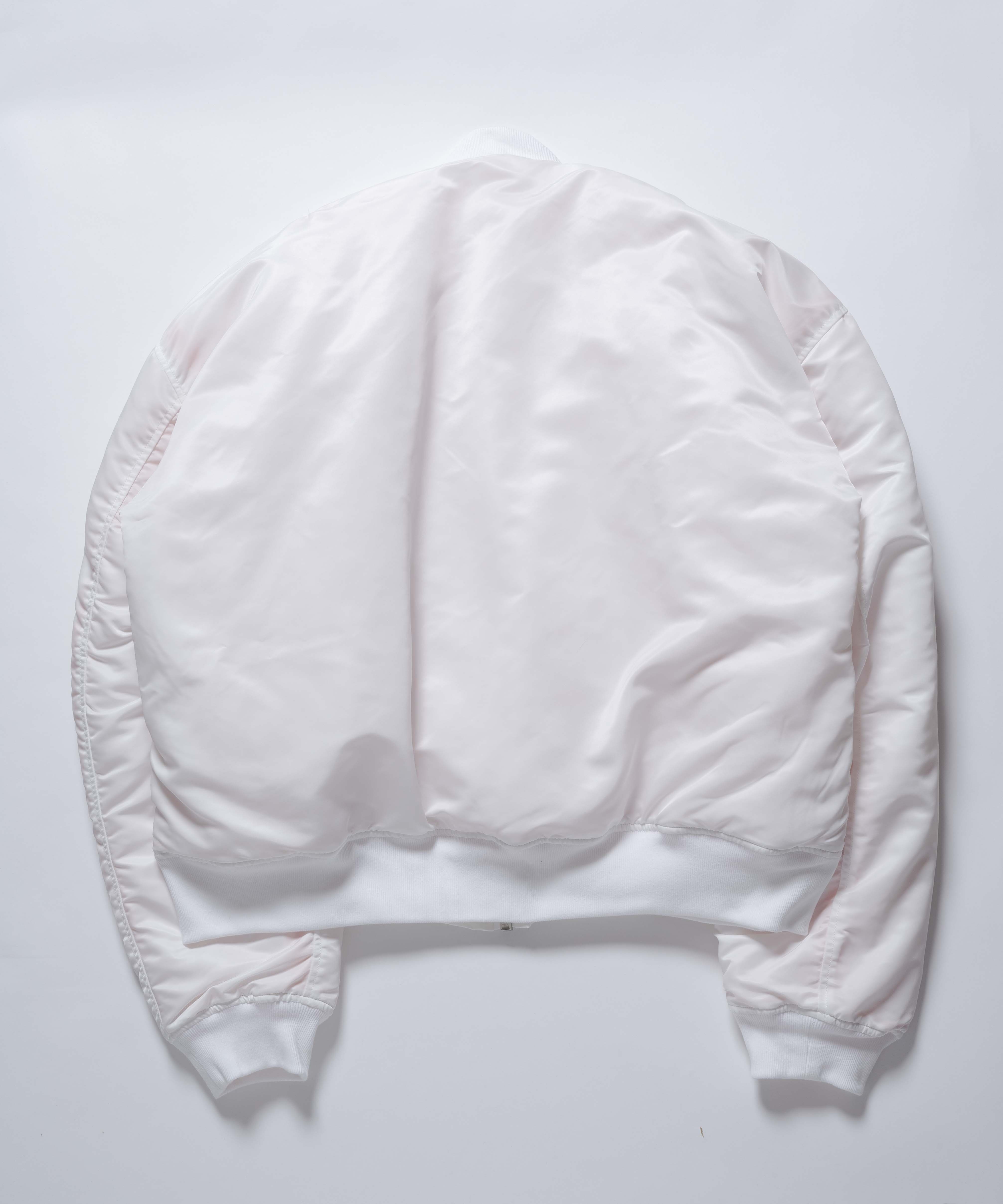 BIG SHOULDER MA-1 JACKET / WHITE